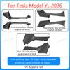 For Tesla Model YL 2026 TPE Front Rear Door Sill Protector Threshold Strip Waterproof Anti-kick Guard Panel Interior Accessories