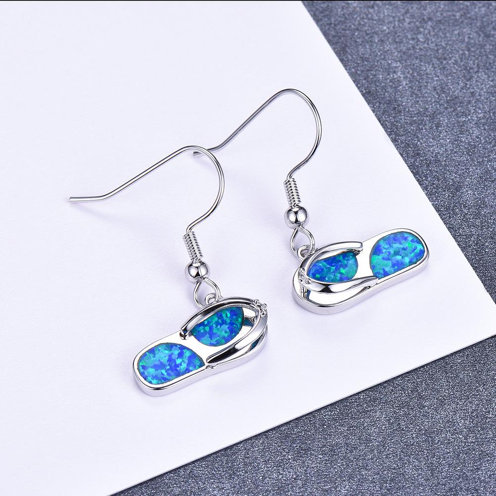 European and American Style Flip Flops Earrings with Unique Personality Design and Versatile Earrings