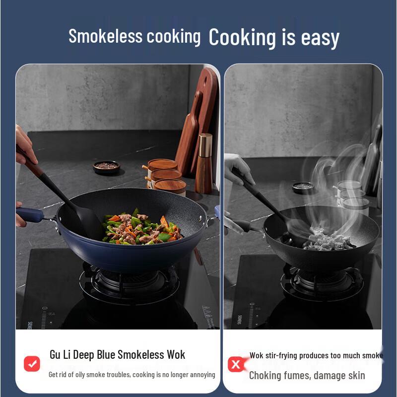 COOKER KING SL34CG Multi-Purpose Non-Stick Wok