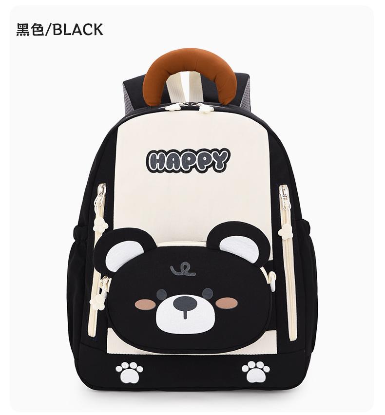 Schoolbag New Kindergarten School Bag Girl Cute Cartoon Bear Backpack Lightweight Children's Backpack Admission Backpack