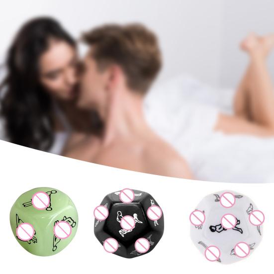 1/2/4/5 stk Sexy gjenbrukbar terningsett Trygg Spennende Lysende Design Vanskelig nattklubbleke for endeløs moro