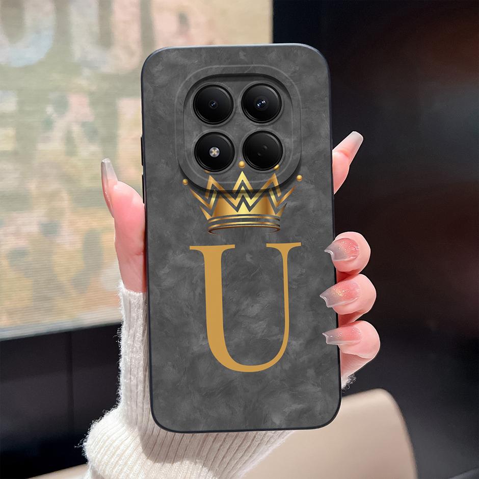 For Redmi Note 15 Pro 4G 5G Phone Cases Cute Panda 26 Letters Shockproof Soft Liquid Silicone Cover For RedmiNote15 15Pro Fandas