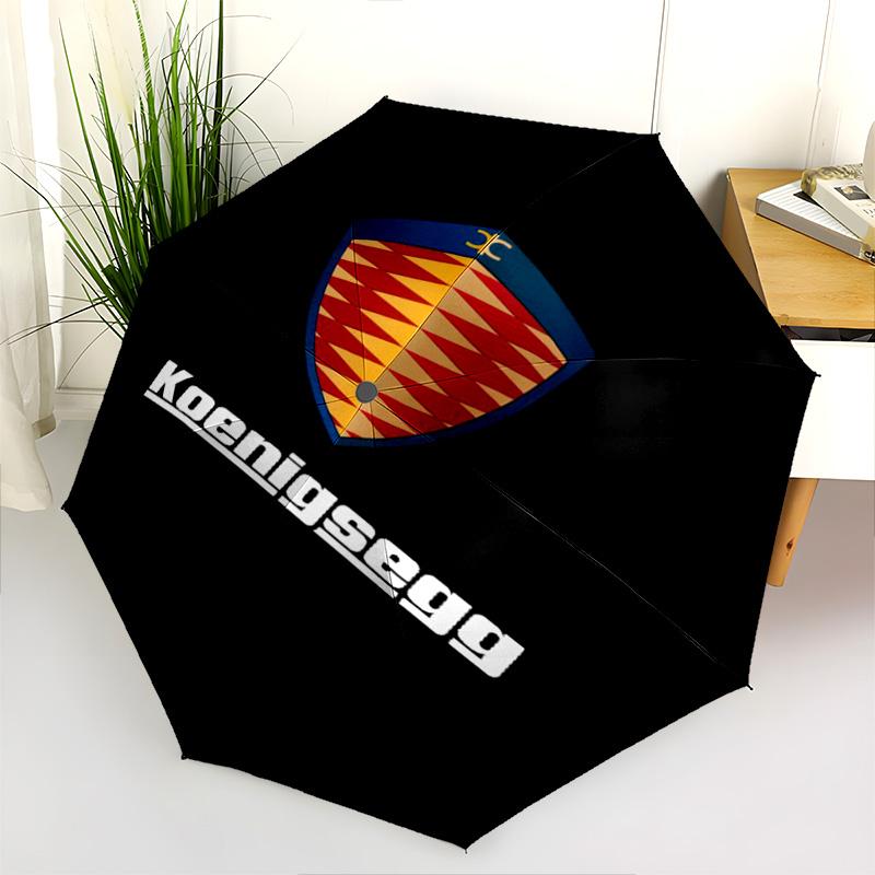 Koenigsegg: Precision Motion Folding umbrella 8 paraphenoid bones Suitable for all seasons Umbrella Three folds Umbrella
