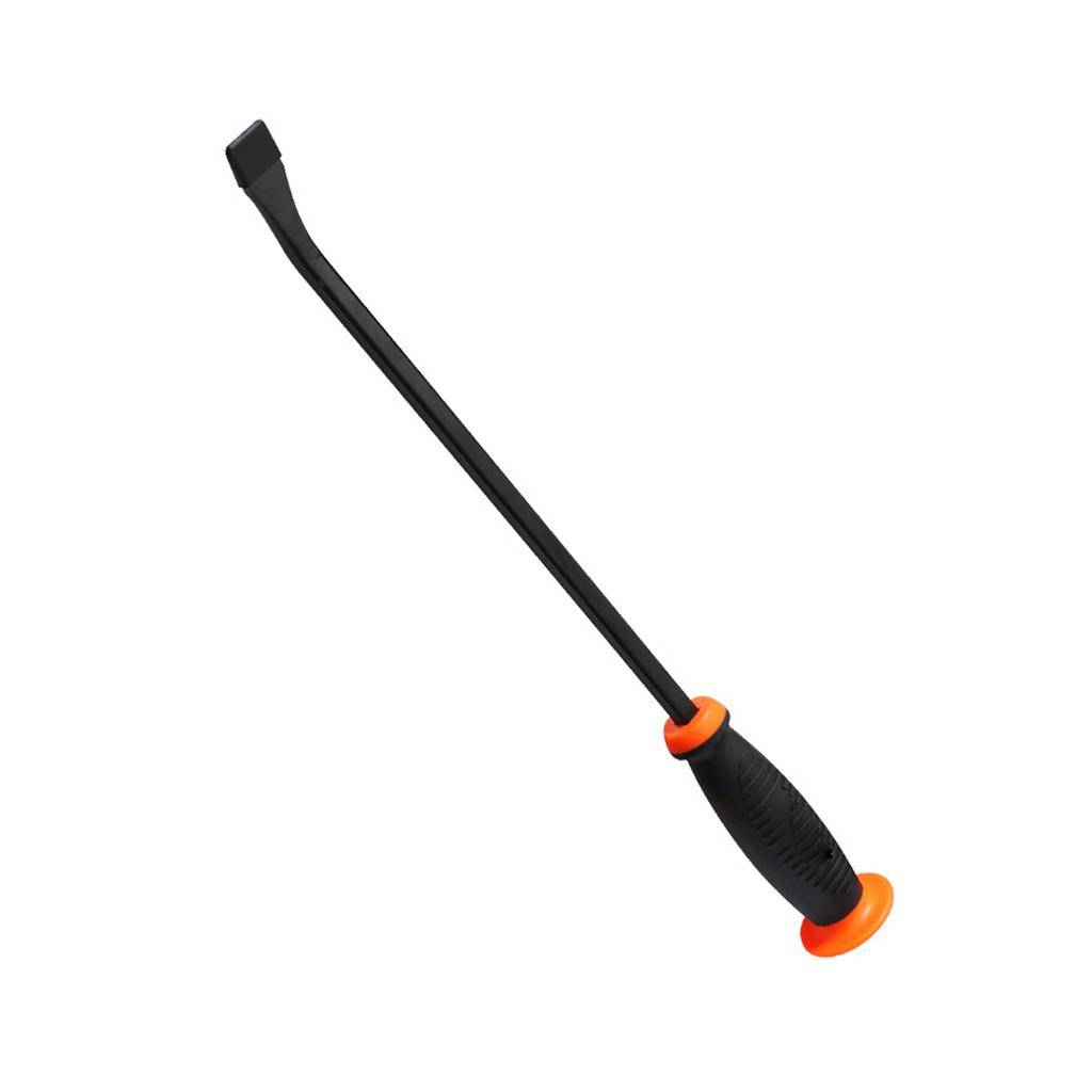 Heavy Duty Utility Pry Bar with Angled Tip and Nonslip Handle Lever Tool for Precisions Prying and Lifting Mechanic Tool