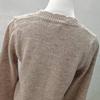 2025 Spring Xu Ruohan & Shen Xifan V-Neck Fluffy Knit Cardigan - Women's Cozy Style Top