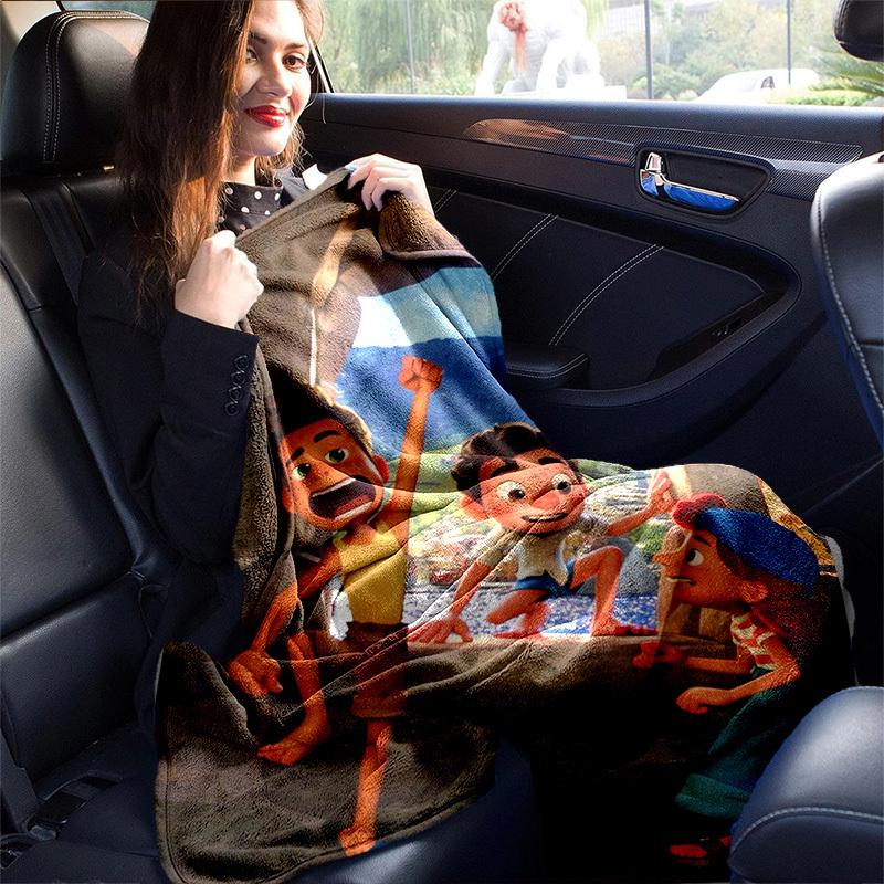 1 Stück, Lucas Abenteuer: Heimdekor-Decke Perfekt für Sofa, Bett, Reisen, Camping, Auto