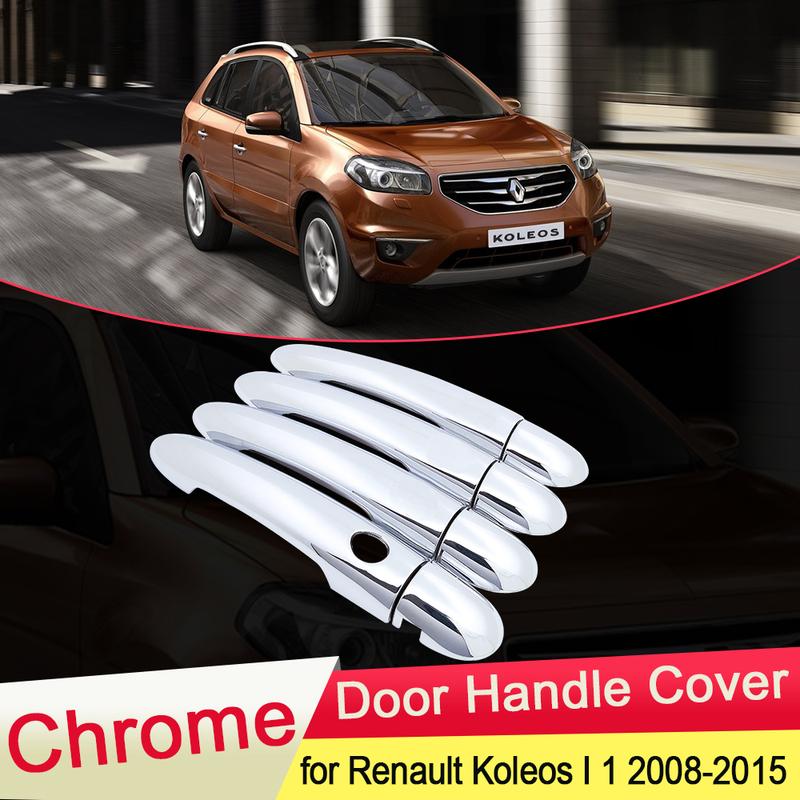 for Renault Koleos Samsung QM5 I MK1 2008 2009 2010 2011 2012 2013 2014 2015 Chrome Door Handle Cover Trim Styling Accessories