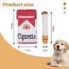Interessantes interaktives Plüschhundespielzeug kreatives Zigarettendesign Kauspielzeug perfektes Haustiergeschenk zum Spielen mit Hundespielzeug