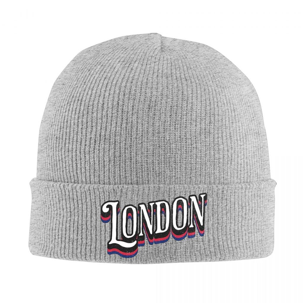 London UK England Warm Knitted Cap Hip Hop Bonnet Hat Autumn Winter Outdoor Beanies Hats for Men Women Adult