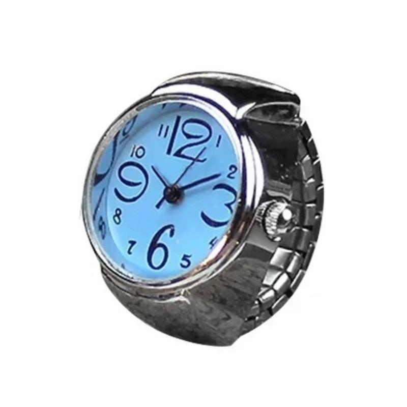 2026 Neue Retro Modische Punk Uhr Ring Vielseitiger Nischen Paar Finger Uhr Mini Uhr Niedliche und Kreative Elektronische Uhr