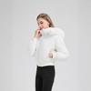 Fur Collar Down Cotton-padded Jacket Women's Short Winter Waist Thickened Cotton-padded Jacket Small Jacket