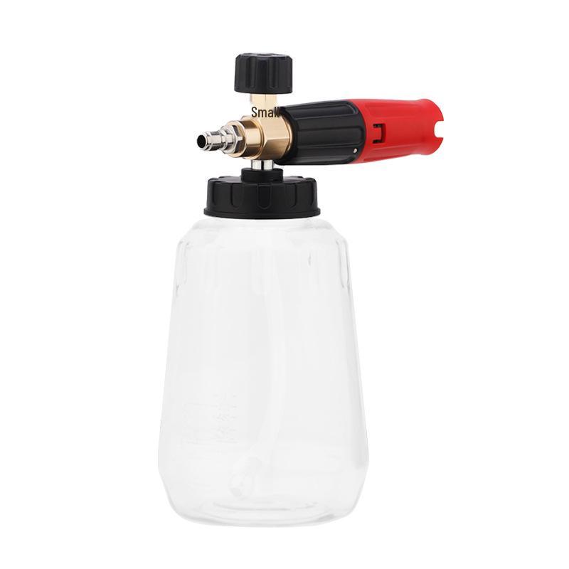 Transparent 1L High Pressure Snow Foam Spray Pot for Car Wash - 1/4 Quick Connect