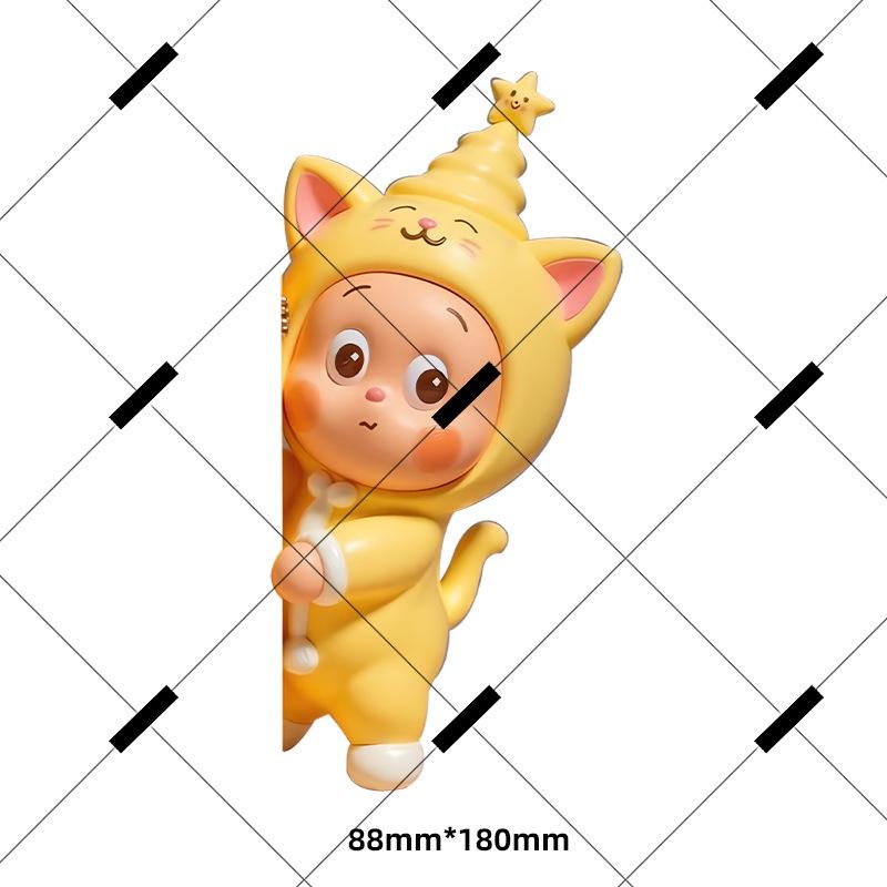 Waterproof Star Cartoon Car Decal - Creative Cute Window Sticker