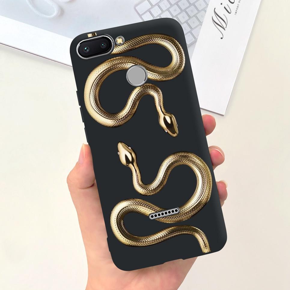 For Cover Xiaomi Redmi 6 6A 6Pro Bumper Shell Fashion Stylish Design Phone Cover For Redmi6 Redmi6a Soft Liquid Silicone Fundas