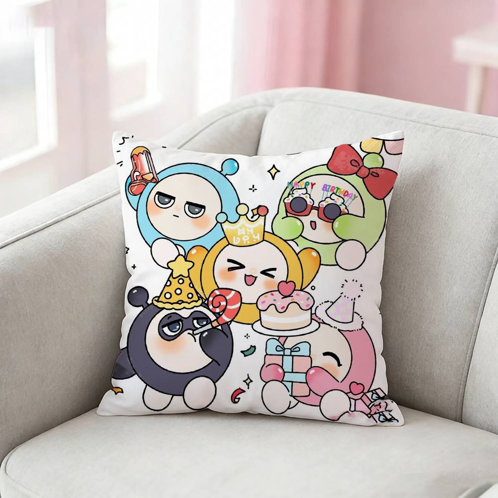 Pop Game Peripheral Eggy Party Pillow Case Cushion Cover Throw Pillow Case For Car Sofa