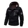 Chaqueta Cortavientos Multibolsillos para Hombre Estilo Americano para Primavera y Otoño