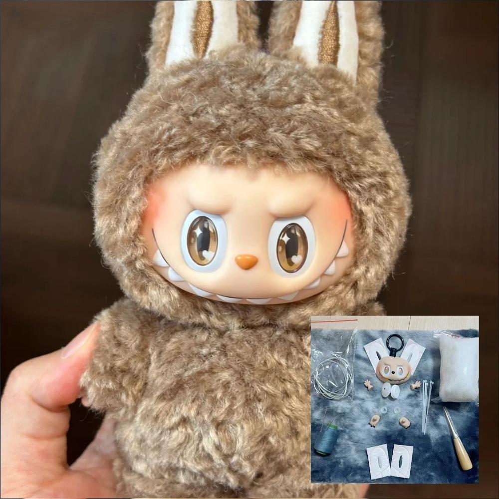 

Новый Для Labubu Полный Набор Материалов для Изготовления Кукол DIY Производство Трендовые Игрушки Подвески для Сумок Настольные Украшения Аксессуары