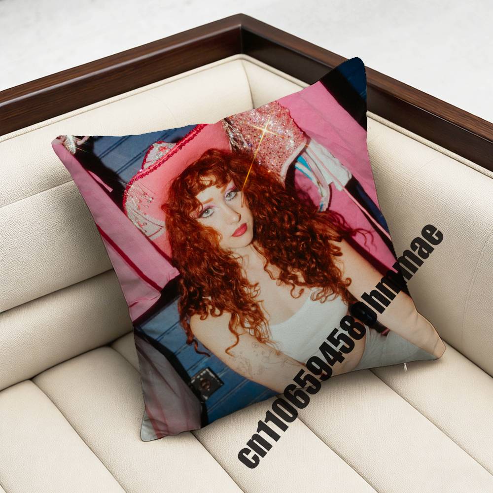 For Singer C-Chappell Roan Throw Pillow Case Sham 30X30Cm 45X45Cm 50X50Cm Square Office Cushion Cover
