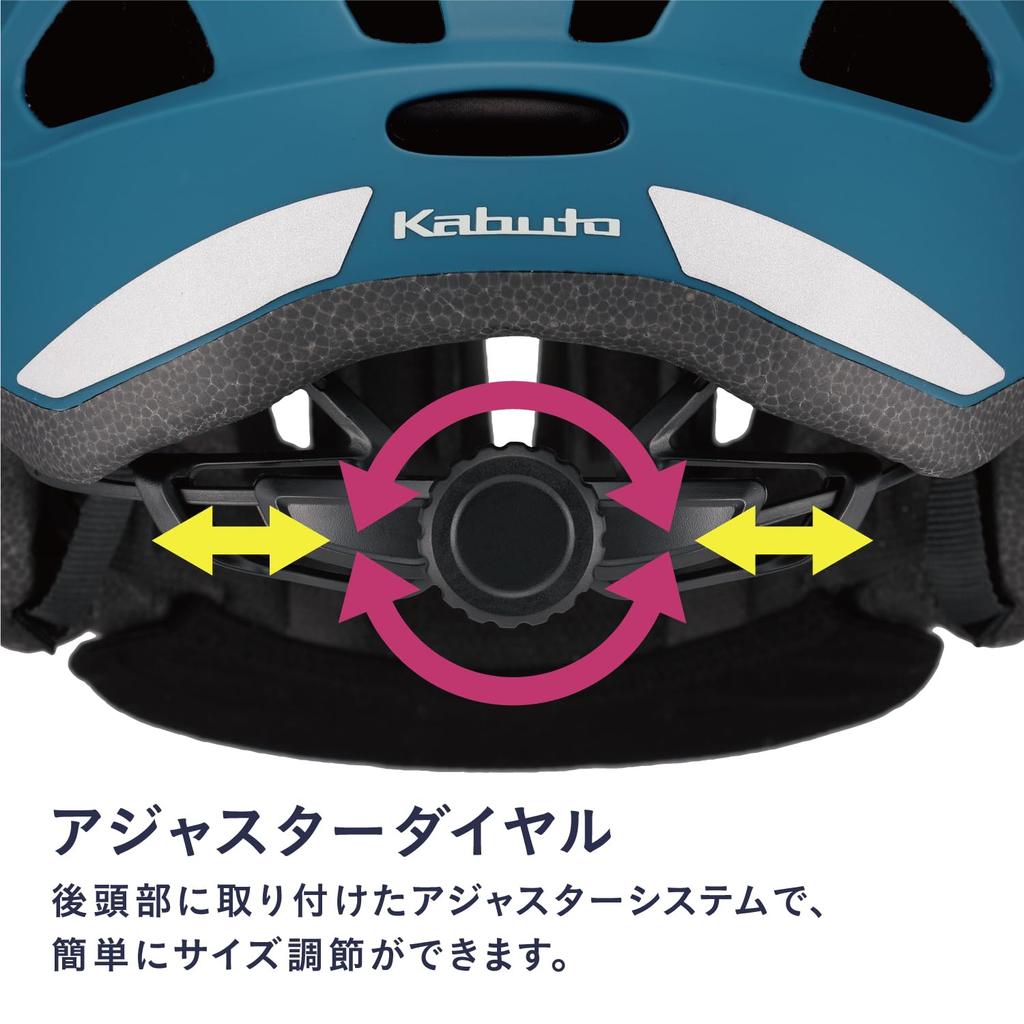 OGK KABUTO Bicycle Helmet TESTA Matte Black Head circumference SG certified Color Size 56-58cm