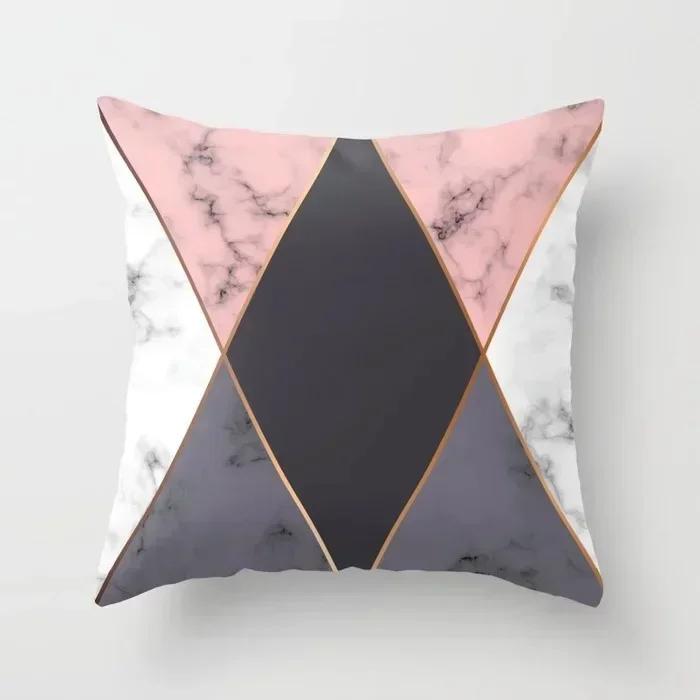 45*45cm Geometric Pillow Cover Abstract Pillow Case Throw Pillows for Living Room Sofa Home Decor Car Seat Pillowslip Hotel