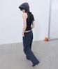 LCDC™ Distressed Curved Pants (Dark Navy)
