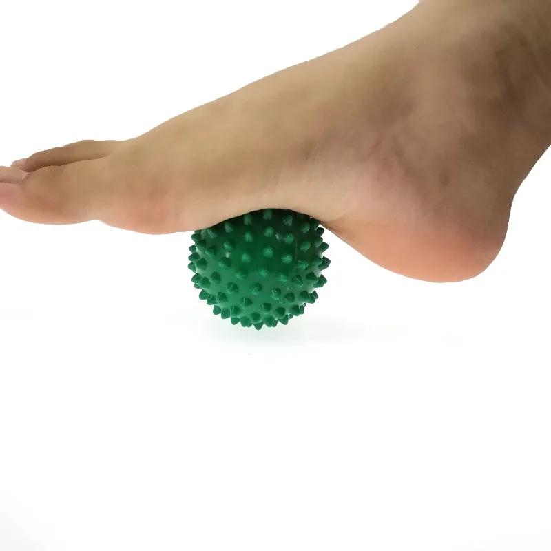 Balle de Massage à Picots 7cm Rouleau Manuel pour le Corps PVC Durable pour Relâchement Myofascial Sport Fitness Soulagement des Points Gâchettes