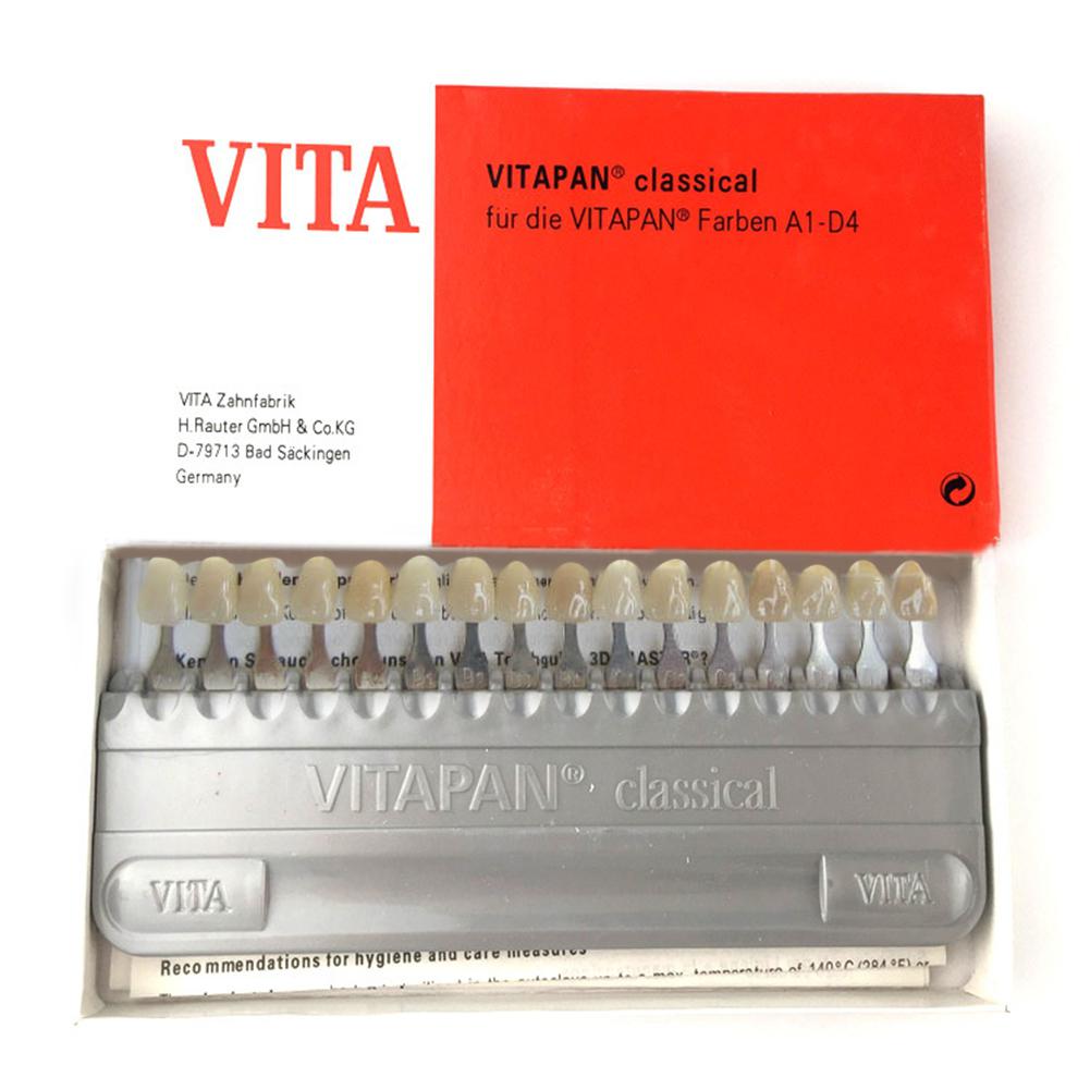 NICEDEN Vita Toothguide 3D Master Teeth Whitening Bleach Shade Guide Przenośność 16 kolorów Klinika stomatologiczna Kolorymetryczna płytka
