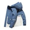 Men's Fashion Big Pockets Wear-resistant Top Sports Jacket Korean Style Tooling Casual Hooded Jacket