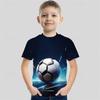 Summer T-Shirt Short Sleeved Energetic Sports Fashion Children Aged 3-12 Outdoor Leisure Daily