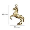 Accessory Mini Brass Ornaments Decoration Desk Gift Home Horse Metal Office Pendant Portable Vintage Brand New