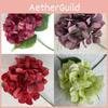 Silk Flowers Hydrangea 18in Realistic Wedding Home Decor Photography Props Gift