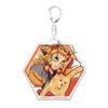 Demon Slayer Acrylic Keychain Tanjiro Immortal River Butterfly Shinobu Zenitsu Anime Peripheral Character Model Birth Date Present