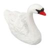 2pcs Small Swan Couple Figurines Resin Cake Topper Set Swan Decorations  Fairy Garden