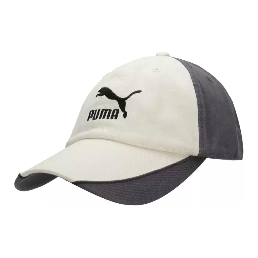 PUMA Cotton Baseball Caps Unisex Gray 025761-01XY/5741951156 F