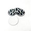 TCFJN1 4Pcs 56mm 60mm 65mm Car Wheel Center Hub Cap Rim Cover Stickers For Volkswagen VW GTI R-Line R Polo T5 Golf Passat B5 Scirocco