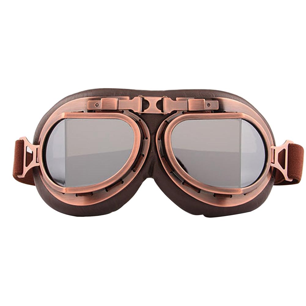 1Pc Retro Motorcycle Goggles Vintage Dustproof Protective Gears for Snowboard Cruiser Scooter Motorcycle Protective Gear Glasses