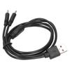 USB To Dual Port TypeC Power Cord 2 In 1 Multi Charging Cable for DJI OSMO Pocket 2