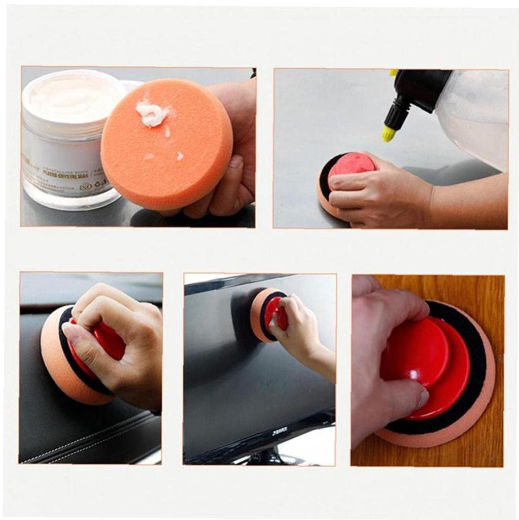 Wax Sponge Pad Kit Auto Car Polisher - Car Polishing