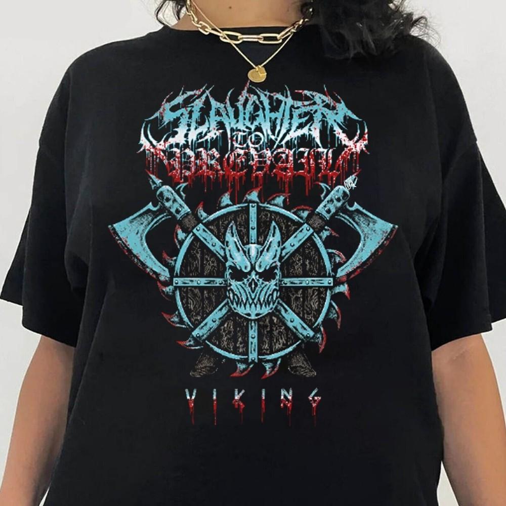 Редкая футболка группы Slaughter To Prevail Подарок Семья Унисекс Все Футболки Унисекс Футболка XXXXL