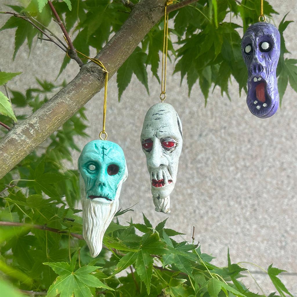 Halloween Neue Gothic Horror Anhänger Ornamente Vier-farbe Teufel Harz Handwerk 3D