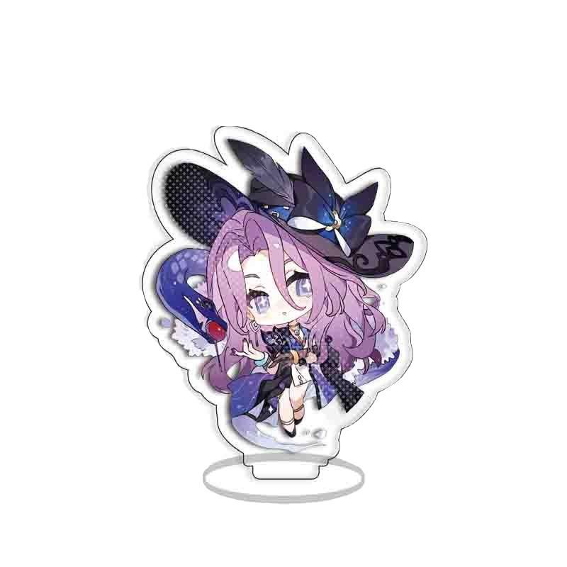 8cm Game Honkai Star Rail Boothill Jade Jiao Qiu March 7th Yunli Cosplay Acrylic Figure Stand Model Plate Desk Decor Sign