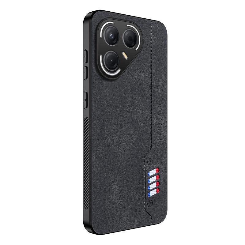For Tecno Pova7 Ultra Case Luxury Vintage Nappa Leather Soft Edge Cover For Tecno Pova7 Pro Shockproof Bumper Funda