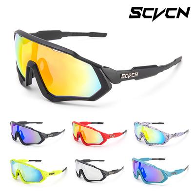 Scvcn Photochromic Bicycle Sunglasses Men Women Sport Runing Goggles Uv400 Mountain Road Bike Bicycle Glasses Polarized Eyewear - Cycling Sunglasses