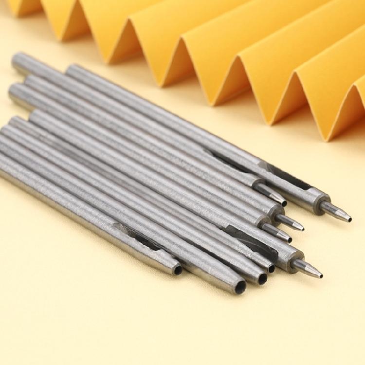 1-13mm Round Hole Punch Cutter Punch Tool Set Stainless Steel Hole Punch Set Practical Leather Punch Tool