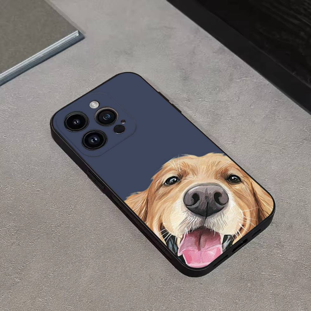 

Cartoon Cocker Spaniel Phone Case For iPhone 17,16,15,14,13,12,11 Plus,Pro Max,XS,X,XR,SE,Mini,8,7,Soft Silicone Black Cover iPhone16promax