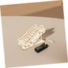 Escalator Model Mechanical Elevator Puzzle Model Building Kits Small Elevator Model Elevator Lift Elevator Model Puzzles Stem Motor Beige