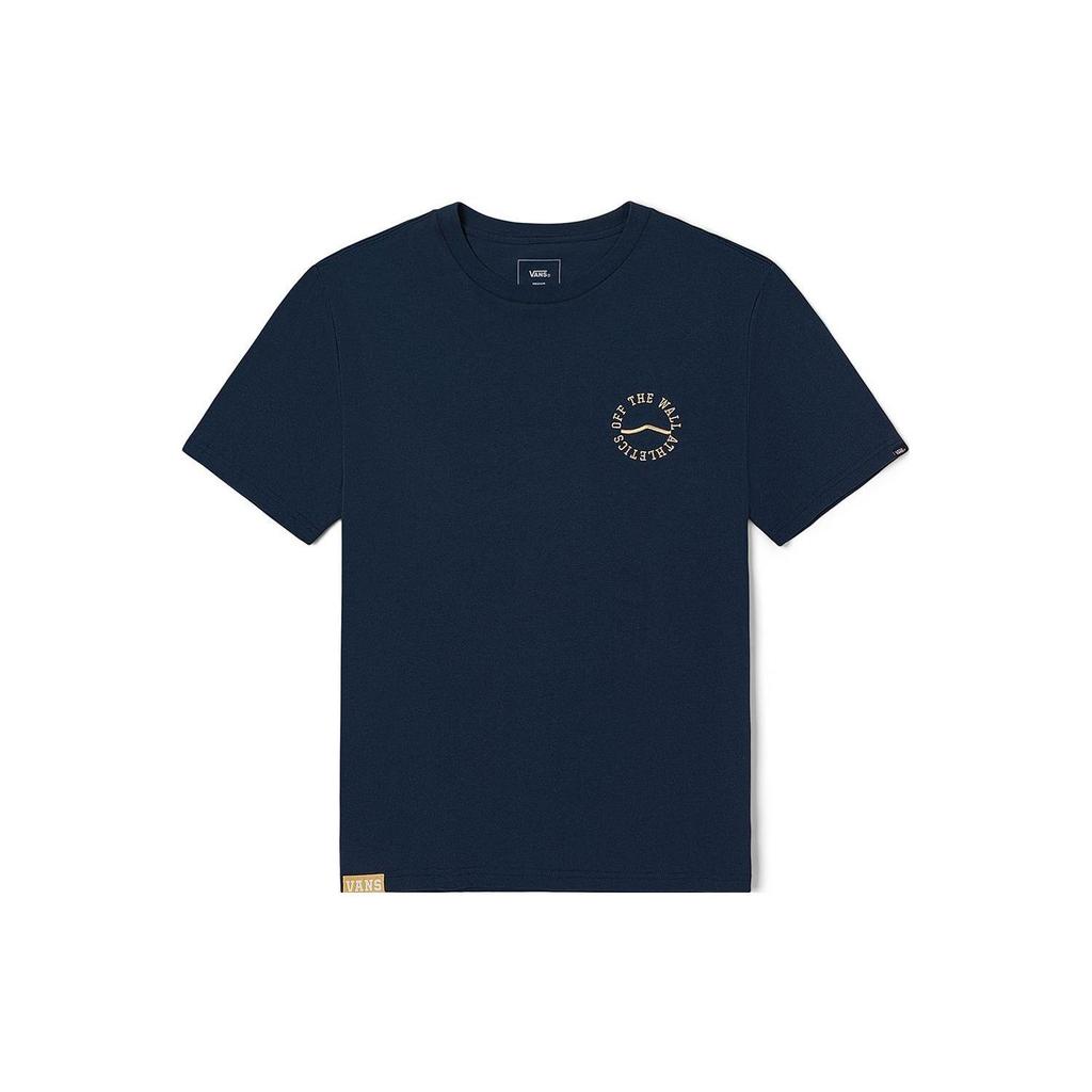 Vans T Shirts Unisex Dark Blue Crew Neck Moderate VN0002JKLKZ