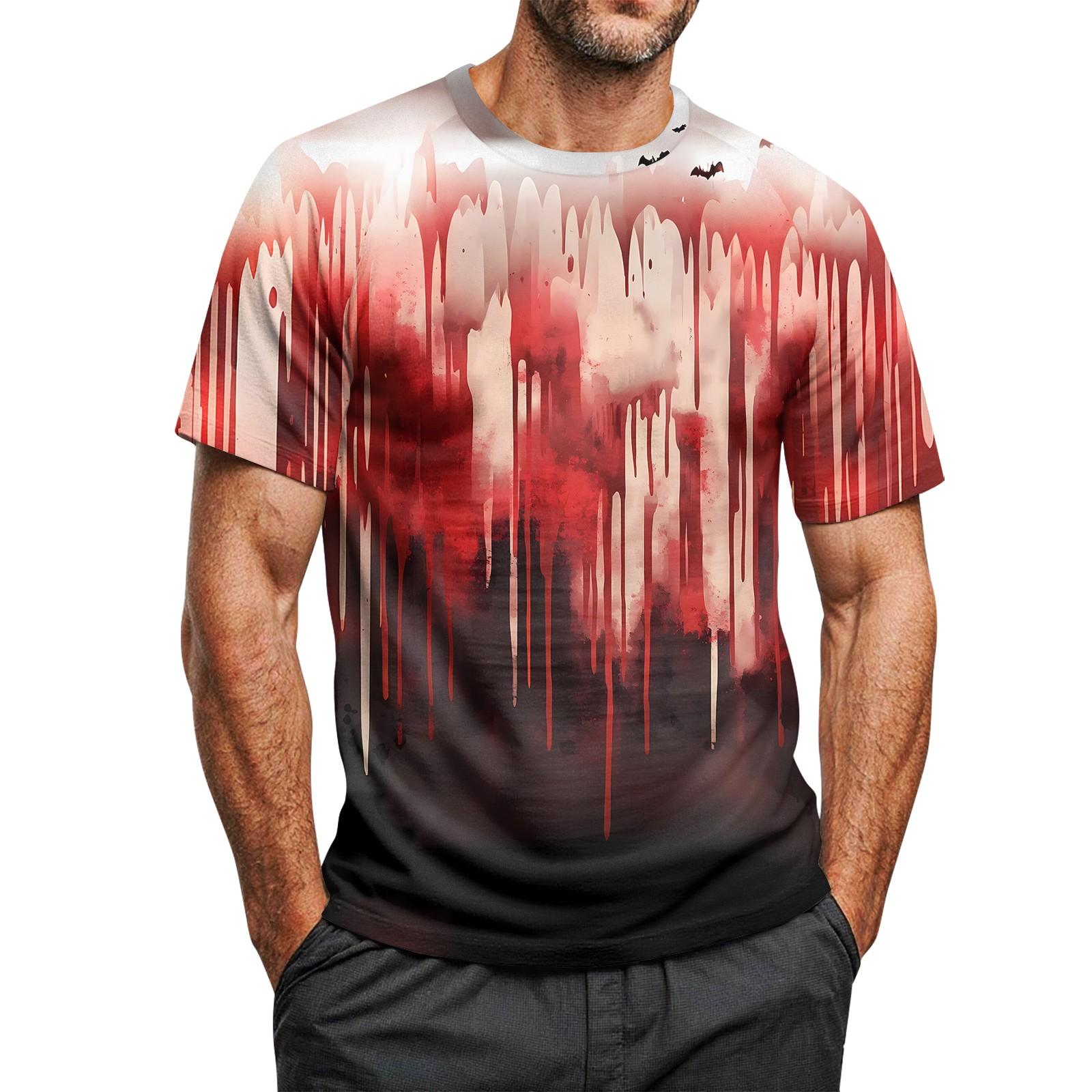 

Мужская футболка с принтом на Хэллоуин, с круглым вырезом, рукавами реглан и короткими рукавами XXL чёрный