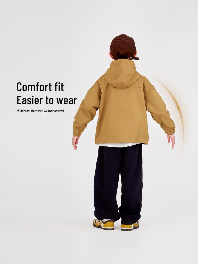 Children's 2026 Autumn Lightweight Slim Fit Korean Style Windbreaker Jacket for Boys