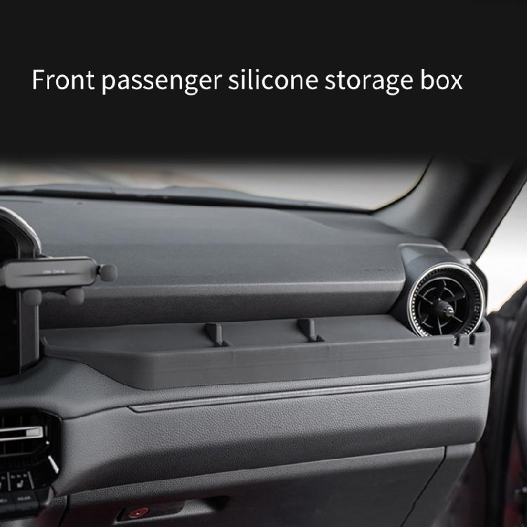 Dashboard Storage System not Slip Silicone Tray Passenger Side dashboard Organizers Mat Quick Installation for Prado LC